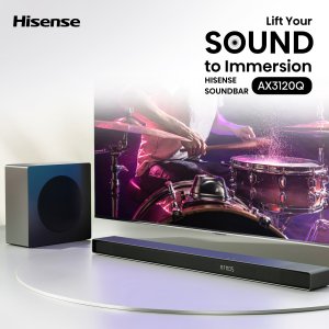 Soundbar Hisense Soundbar Hisense AX3120Q 3.1.2 Bluetooth Dolby Atmos DTS X HDMI + Subwoofer 12