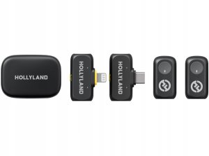 Mikrofon Hollyland Mikrofon bezprzewodowy Hollyland LARK A1 Combo Duo Zestaw Czarny 2