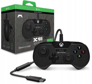Pad Hyperkin Gamepad przewodowy Hyperkin X91 Wired Controller Black do Xbox, PC 3