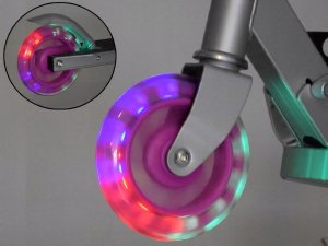 Hulajnoga Jokomisiada Lekka Składana Hulajnoga z Świecące koła Idealna dla Dzieci SP0786 2