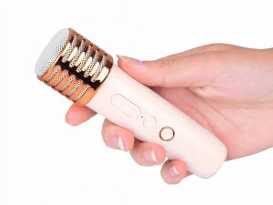 Mikrofon Jokomisiada Mikrofony z głośnikiem bezprzewodowy + bluetooth + 2 mikrofony IN0178 4