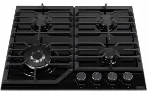 Płyta grzewcza Kernau Płyta gazowa Kernau KGH 6431 TCI B szkło 4 palniki 2