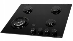 Płyta grzewcza Kernau Płyta gazowa Kernau KGH 6431 TCI B szkło 4 palniki 7