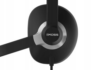 Słuchawki Koss Słuchawki przewodowe z mikrofonem Koss CS300 USB Nauszne Biurowe Czarne 2