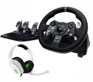 Kierownica Logitech Kierownica Logitech G920 z pedałami do Xbox Series X/S, One, PC + Słuchawki 2