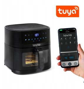 Frytkownica beztłuszczowa Lovio Frytkownica beztłuszczowa Lovio Home LVAF002BK 6L do Pieczenia Grillowania 12