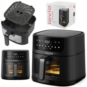 Frytkownica beztłuszczowa Lovio Frytkownica beztłuszczowa Lovio Home LVAF002BK 6L do Pieczenia Grillowania 2