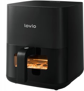 Frytkownica beztłuszczowa Lovio Frytkownica beztłuszczowa Lovio Home LVAF001BK 1450W do Smażenia Pieczenia 14