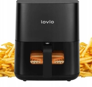 Frytkownica beztłuszczowa Lovio Frytkownica beztłuszczowa Lovio Home LVAF001BK 1450W do Smażenia Pieczenia 8