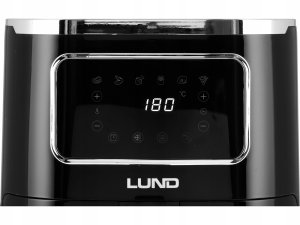 Frytkownica beztłuszczowa Lund FRYTKOWNICA LUND DO SMAŻENIA PIECZENIA 1450W 5L CZARNA 8