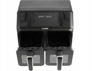 Frytkownica beztłuszczowa Lund FRYTKOWNICA BEZTŁUSZCZOWA AIR FRYER 2200W DWIE KOMORY 4+4L Z WYŚWIETLACZEM 5