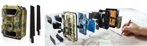 Kamera cyfrowa Luxury-Goods Kamera Leśna FOTOPUŁAPKA GPS 4.0CG MMS FILM LTE 4G 8