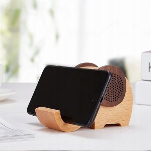 Głośnik Maxcom GŁOŚNIK BLUETOOTH 4.0 DREWNIANY SŁONIK STOJAK 6