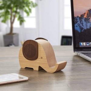 Głośnik Maxcom GŁOŚNIK BLUETOOTH 4.0 DREWNIANY SŁONIK STOJAK 8