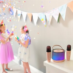 Głośnik MaxLife Głośnik do karaoke Bluetooth MXKS-200 2 mikrofony na imprezę dla dzieci 3