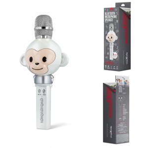 Mikrofon MaxLife Maxlife mikrofon z głośnikiem Bluetooth Animal KARAOKE MX-100 12