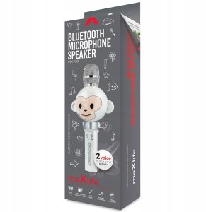 Mikrofon MaxLife Maxlife mikrofon z głośnikiem Bluetooth Animal KARAOKE MX-100 5
