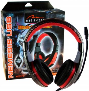 Słuchawki Media-Tech MEDIATECH MT3574 NEMESIS USB - Słuchawki stereo z mikrofonem dla graczy 13