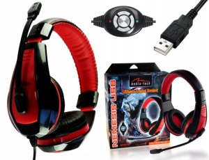 Słuchawki Media-Tech MEDIATECH MT3574 NEMESIS USB - Słuchawki stereo z mikrofonem dla graczy 9