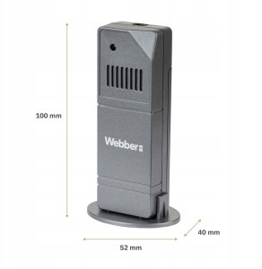Stacja pogodowa Meteo STACJA POGODOWA Z DCF METEO WEBBER WS207 POGODYNKA PROJEKTOR LASEROWY 8