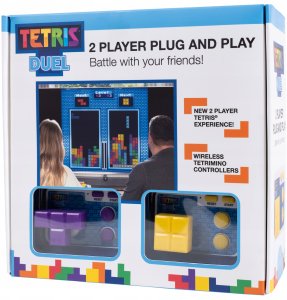 Tetris Duel Konsola Gra Tv Retro Arcade Dla Dwóch Graczy 2x Pad Plug & Play / 320142 2