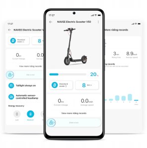 Hulajnoga elektryczna Navee Hulajnoga elektryczna Navee V50i Pro 350W 50km 10" Czarny 5