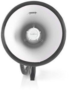 Głośnik Nedis Megafon Nedis 1500m Nagrywanie 120dB Czarny/Biały 2