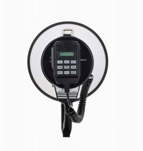 Głośnik Nedis Megafon Nedis 1500m Nagrywanie 120dB Czarny/Biały 3