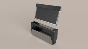 Okap Neff Neff I88WMM1S5, okap blatowy rozkładany, 80 cm, panel szklany 7