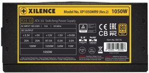 Zasilacz Zasilacz do komputera Xilence Performance X+ 1050W 80+ Gold Czarny 6