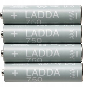 Varta Akumulatorki IKEA LADDA AAA 750mAh 4 szt. NiMH Baterie Akumulatorowe 5