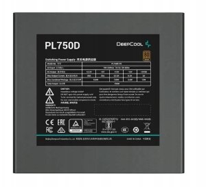 Zasilacz Zasilacz do komputera DeepCool PL750D 750W 80+ Bronze 120mm Czarny 4