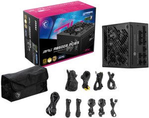 Zasilacz Zasilacz MSI MPG A850GS PCIE5 850W 80+ Gold Czarny 11