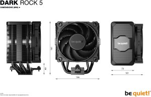 Chłodzenie CPU Chłodzenie powietrzne do procesora CPU be quiet! Dark Rock 5 BK035 120 mm 8