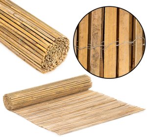 Springos Mata bambusowa na balkon 1,2 x 3 m osłona do ogrodu na ogrodzenie płot maskujący UNIWERSALNY 3