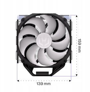 Chłodzenie CPU Chłodzenie powietrzne Endorfy Fortis 5 ARGB Czarny 12