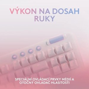 Klawiatura Klawiatura przewodowa mechaniczna Logitech G713 Tactile USB-C BIała Gaming 5