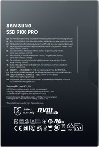 Dysk SSD Dysk SSD Samsung 9100 Pro 1TB PCIe 5.0 x4 NVMe 2.0 7