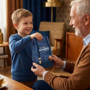 Cup&You PREZENT UPOMINEK PODARUNEK NA DZIEŃ DZIADKA URODZINY 10 SMAKÓW HERBAT SYPANYCH PREMIUM GIFT BOX KOSZ PUDEŁKO ZESTAW PREZENTOWY UPOMINKOWY 2