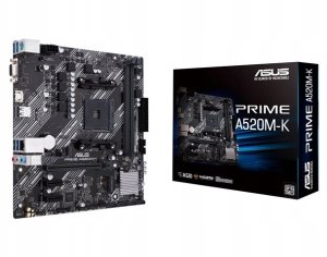 Płyta główna Płyta główna ASUS PRIME A520M-K micro ATX AMD Ryzen AM4 2x DDR4 7