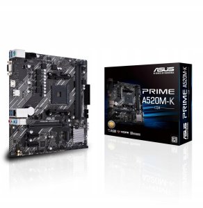 Płyta główna Płyta główna ASUS PRIME A520M-K micro ATX AMD Ryzen AM4 2x DDR4 8