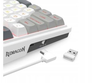 Klawiatura Klawiatura mechaniczna Redragon K719PK-RGB-PRO Galatin Pro Biała 5