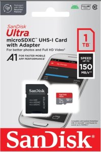 Karta Karta pamięci z adapterem SanDisk Ultra microSDXC UHS-I 1TB 150 MB/s A1 3