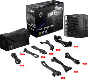 Zasilacz Zasilacz MSI MPG A1000G PCIE5 1000W 80+ Gold ATX 5