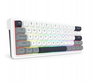 Klawiatura Klawiatura mechaniczna Redragon Draconic V2 K730WGP-RGB-PRO Biało-Szara 2