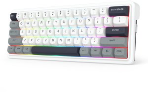 Klawiatura Klawiatura mechaniczna Redragon Draconic V2 K730WGP-RGB-PRO Biało-Szara 7