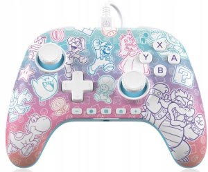 Pad Pad do Nintendo Switch 2 PowerA Advantage Wired Controller Mushroom Kingdom 3