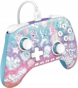 Pad Pad do Nintendo Switch 2 PowerA Advantage Wired Controller Mushroom Kingdom 7