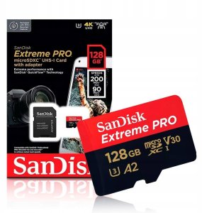 Karta Karta pamięci SanDisk microSDXC 128GB Extreme Pro 200/90MB/s Adapter 11