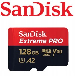 Karta Karta pamięci SanDisk microSDXC 128GB Extreme Pro 200/90MB/s Adapter 6